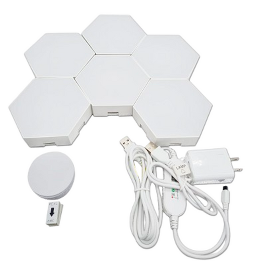 Luces Hexagonales Modulares 5 Modos LED