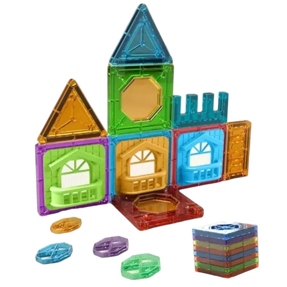 Juego Magnético Bloques Didáctico 20 Pcs